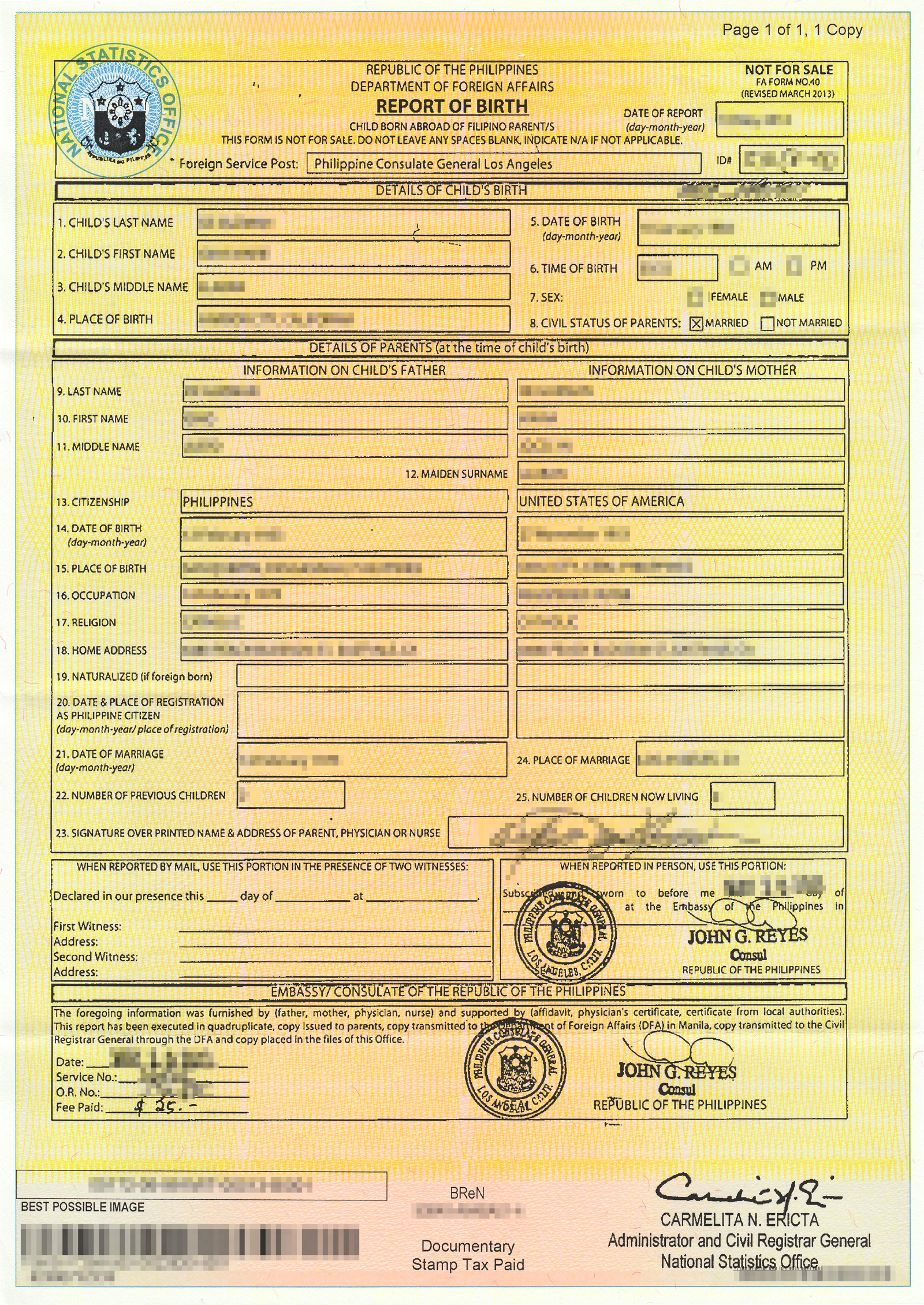 how to authenticate death certificate in psa